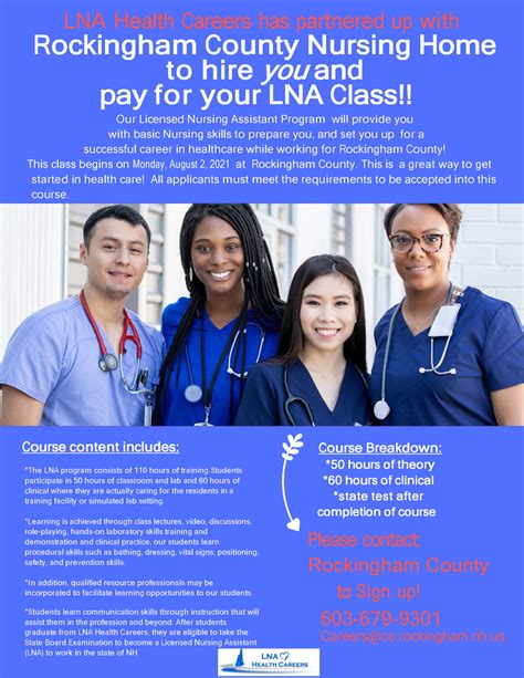 Lna health careers - Phone Office: 603-647-2174 Fax: 603-647-2175. Email [email protected] Admissions Office LNA Health Careers 70 Market Street Manchester, NH 03101. Office Hours: 